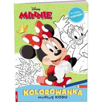 Minnie. Kolorowanka według kodu